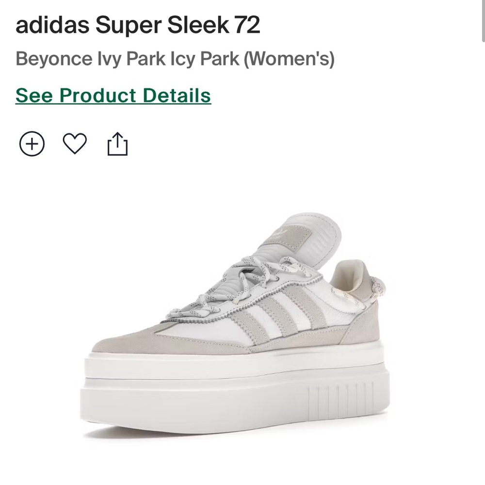 Adidas x Ivy Park Super Sleek 72 Shoes